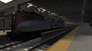 Train Simulator 2014 HD EXCLUSIVE Amtrak GG1 902 Leads Phase 3 Paint Amfleet Northeast Regional [upl. by Erodavlas]