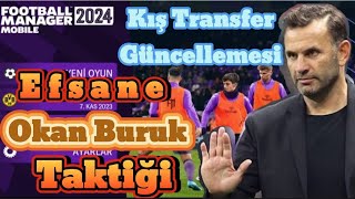 FM 24 MOBİLE Taktik OKAN BURUK Namağlup Efsane Taktik FM 24 Mobile Best Tactics [upl. by Anear778]