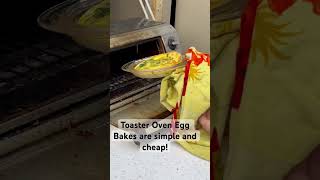 Toaster Oven Egg Bakes are simple and cheap to make Eat like a human in the office😊￼ [upl. by Kynthia]