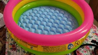 3FT Inflatable Pool with hand pump [upl. by Eissak]