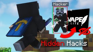 How to Closet Cheat amp Hide Hacks in Minecraft ft Vape Lite OBSStreaming Proof Tutorial [upl. by Joan420]