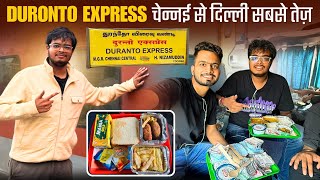 12269 Chennai Central  Delhi Duronto Express Journey With Food Review rajdhani se fast [upl. by Eibbed]