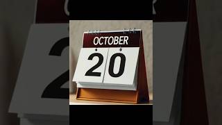 October 20  Events and Holidays [upl. by Ahsienauq]