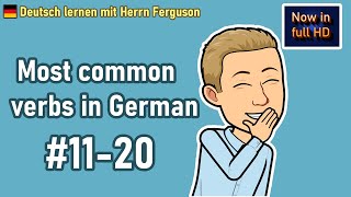 The most common verbs in German 1120  A1A2  Beginner  Learn new verbs with examples [upl. by Ainesej]