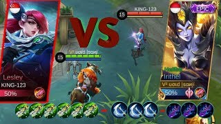 IRITHEL VS LESLEY FULL BLADE OF DESPAIR  HERO YANG SUDAH JARANG DI PICK DI RANKED [upl. by Statis]