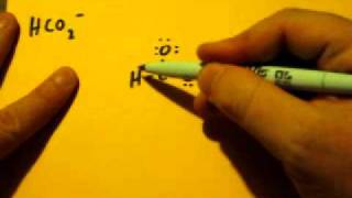 Lewis Dot Structure of HCO2 Formate Ion [upl. by Ennirac]