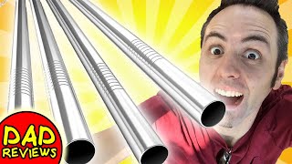 BEST SMOOTHIE STRAWS  METAL STRAWS REVIEW  Reusable Stainless Steel Straws Review [upl. by Winthrop]