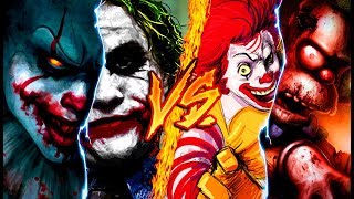 PENNYWISE amp JOKER VS RONALD MCDONALD amp KRUSTY ║ COMBATES MORTALES DE RAP ║ JAYF FT VARIOS ARTISTAS [upl. by Leonteen]