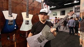 NAMM 2018 ERNIE BALL MUSIC MAN NEW ST VINCENT MODELS [upl. by Fidele627]