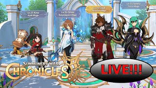 Summons Gal Ruins SOA Wind and Kina Maybe Summoners War Chronicles 34 LIVE [upl. by Eedahs]