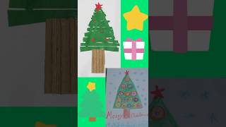 shorts diy chritmastree craft christmas easy fun kidd youtubeshorts [upl. by Maitund]