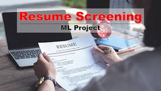 Resume Screening  Machine Learning Projects for Beginners  10 [upl. by Waring]