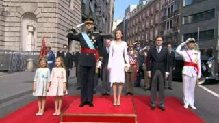 Spains new king Felipe VI is sworn in as monarch in Madrid [upl. by Saidel]