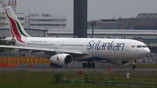 SriLankan Airlines Airbus A330300 4RALM Takeoff from NRT 16R [upl. by Broadbent650]