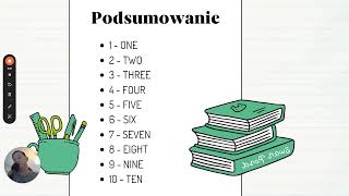 Angielski dla początkujących Cyfry od 1 do 10 po angielsku [upl. by Odnomyar]