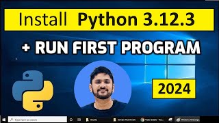 How to install Python 3123 on Windows 10 [upl. by Daggna]