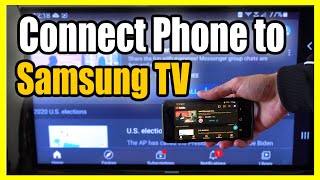 How to Connect Android Phone to Samsung Smart TV Fast Method [upl. by Rondi]