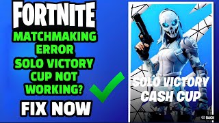 Fortnite Matchmaking Error Fix ✅ Waiting For Matchmaking To Commence Fortnite [upl. by Wandie735]