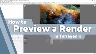 Terragen 4 Basics Previewing a Render [upl. by Wawro]