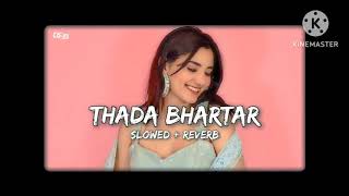 Thada Bhartar  Slowed  Reverb  lofi song  Sapna Chaudhary  Raju Punjabi [upl. by Grous]