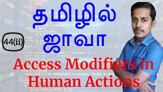 Java in Tamil  Access Specifiers In Human Actions Part II  Java Training in Chennai  Payilagam [upl. by Molahs]