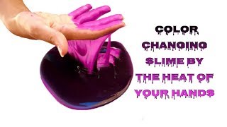 Color Changing Heat Sensitive Slime [upl. by Annehcu]