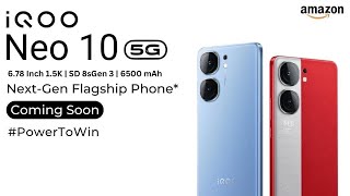 IQOO Neo 10 Launch Date in India  IQOO Neo 10 Price in India  SD 8s Gen 3 [upl. by Lacym]