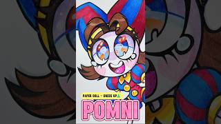 💙POMNI❤️ pApEr dOlL  full video 🎪The Amazing Digital Circus🎪 japan artchallenge anime handmade [upl. by Kristof]