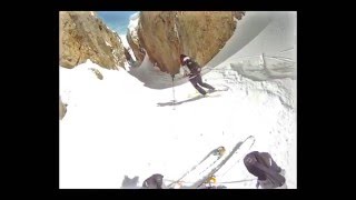 Marmolada Freeride skiing Il leggendario Canyon [upl. by Pinsky]