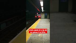 NYCS R142 on uptown 2 leaving Pelham Pkwy WPR mta nycsubway youtubeshorts commute dark [upl. by Pellikka]