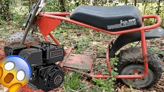 Minibike Restoration  How to Mount PREDATOR engine  PART 1 [upl. by Asseneg]