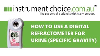 How to Use a Digital Refractometer For Urine Specific Gravity [upl. by Maya]