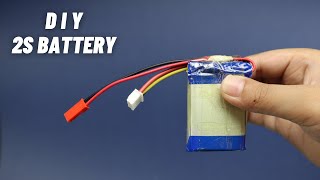 Build Your Own 2S LiPo Battery at Home  Complete DIY Tutorial [upl. by Nnael3]