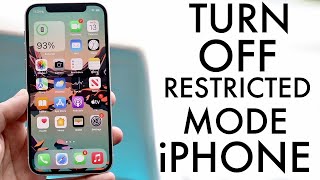 How To Turn Off Restricted Mode On ANY iPhone 2022 [upl. by Ed]