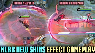 MLBB New Skins Effect Gameplay  Early Access [upl. by Silvan]