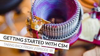 Erlbacher Speedster Circular Sock Knitting Machine CSM its here  Episode 181  TBF [upl. by Innoc]