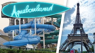 Aquaboulevard Paris 2015  Amazing Water Slides  Toboggans aquatiques [upl. by Isahella681]