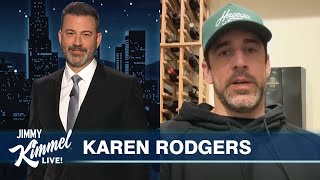 Jimmy Kimmel Reacts to Aaron Rodgers Comments amp Donald Trump Wants a Giant Dome to Protect the US [upl. by Ziza]