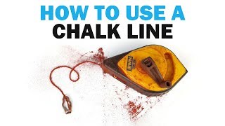 How to Use a Chalk Line  DIY [upl. by Angelica61]