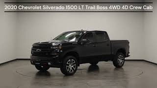 2020 Chevrolet Silverado 1500 LT Trail Boss 4WD 4D Crew Cab VIN 3GCPYFEL1LG453931 Stock R7318A [upl. by Norahs]