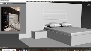 From Zero To Hero Master 3D Modeling Bed Back Panel in 3dsMax [upl. by Aicatsal]