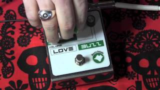 Mastro Valvola LOVE BUZZ hybrid silicon amp germanium fuzz guitar pedal demo [upl. by Latin]