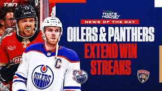 FOUR separate NHL win streaks have reached at least 8 games [upl. by Namrehs]