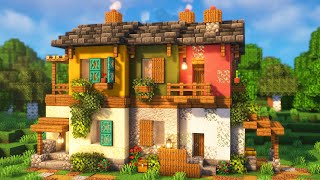 Minecraft 3Player Italian Survival House Tutorial [upl. by Haerr]