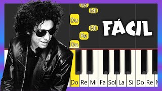 FLACA  Andrés Calamaro  TUTORIAL PIANO FÁCIL  CANCIÓN FÁCIL PIANO [upl. by Nauqahs]