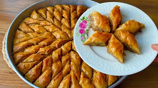 GÜNDE 20 TEPSİ SİPARİŞ ALDIĞIM EV BAKLAVASI TARİFİ💯TÜM PÜF NOKTALARIYLA CEVİZLİ EV BAKLAVASI [upl. by Nwahsyar]