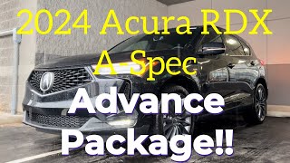 2024 Acura RDX ASpec Advance Pack [upl. by Ahsei]