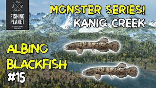 FISHING PLANET  MONSTER ALBINO BLACKFISH  KANIQ CREEK [upl. by Ahcsap]