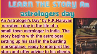 The Astrologers Day  RK Narayans Fascinating Story  English Speaking Practice [upl. by Kenward335]