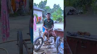 making homemade four wheeler🚗bike engine shots project experiment sujanexperiment [upl. by Merc]